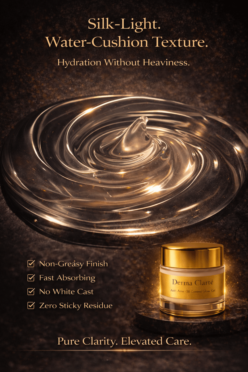 Derma Clarté | Clinical-Grade Botanical Anti-Acne Glow Gel | 20 Science-Backed Actives & Botanicals