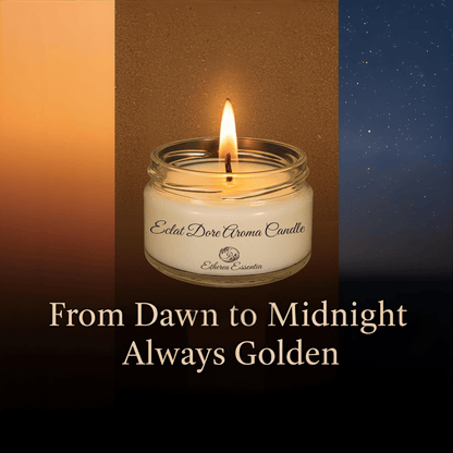 Éclat Doré Aroma Candle | Luxury Seductive Soy Wax Candle – Up to 60 Hrs Burning Time