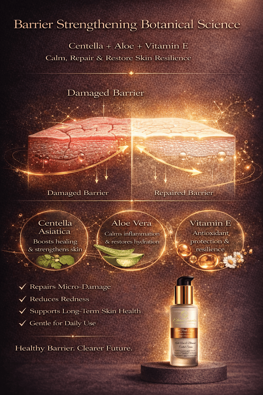 Acné Purité Elixir | 20-Ingredient Sceince Backed Botanical Architecture for Root-Level Acne Correction