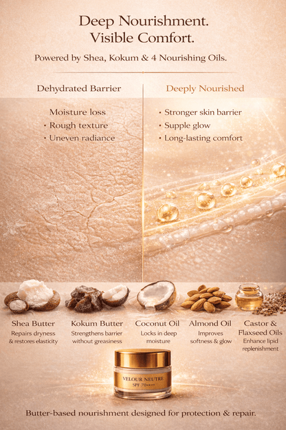 Velour Neutre Aroma Booster SPF 70++++ Whipped Face & Body Butter | Sunscreen & Moisturizer | Science-Backed Protection, Botanical-Led Nourishment