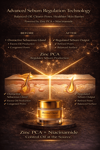 Derma Clarté | Clinical-Grade Botanical Anti-Acne Glow Gel | 20 Science-Backed Actives & Botanicals
