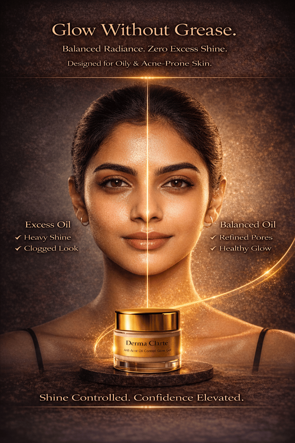 Derma Clarté | Clinical-Grade Botanical Anti-Acne Glow Gel | 20 Science-Backed Actives & Botanicals