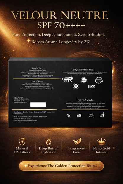 Velour Neutre Aroma Booster SPF 70++++ Whipped Face & Body Butter | Sunscreen & Moisturizer | Science-Backed Protection, Botanical-Led Nourishment