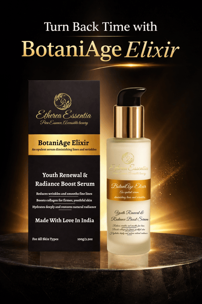 BotaniAge Elixir | 31 Science-Backed Anti-Ageing Actives & Rare Botanicals | Clinically Advanced Botanical Luxury for Timeless Skin