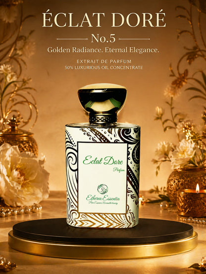Eclat Dore No.5 Unisex Perfume | Floral, Gourmet, Dominant, Seductive, Long-Lasting Unisex Parfum | 50% Luxurious Oil Concentrate | Better Than Ch No.5 worth Rs 16,500