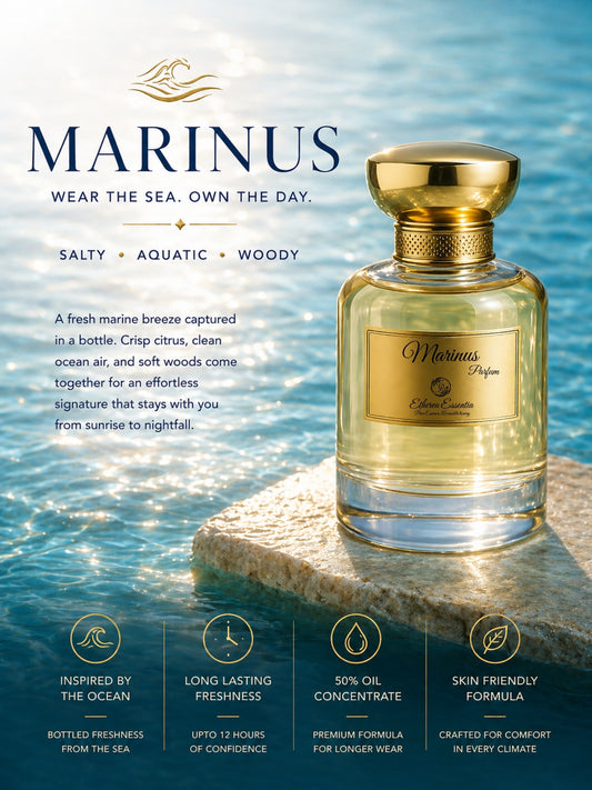 Marinus Unisex Extrait Parfum | Salty, Aquatic, Woody, Long-Lasting Unisex Parfum | 50% Luxurious Oil Concentrate | Better Than Aqua DG worth Rs 10,250/100ml