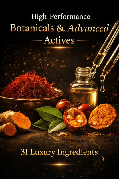 BotaniAge Elixir | 31 Science-Backed Anti-Ageing Actives & Rare Botanicals | Clinically Advanced Botanical Luxury for Timeless Skin