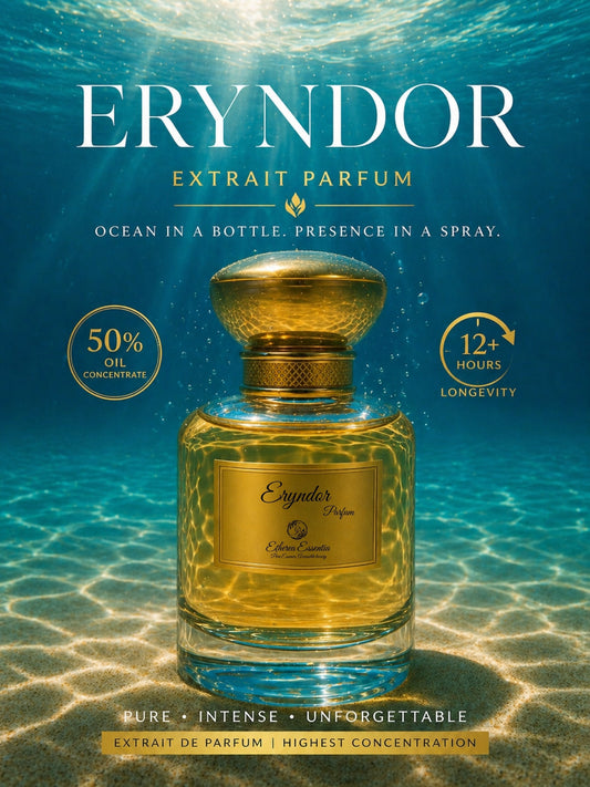 Eryndor Unisex Perfume | Fresh, Fruity, Aquatic, Woody, Long-Lasting Unisex Parfum | 50% Luxurious Oil Concentrate | Better Than Aqva Pour Homme worth Rs 10,400/100ml