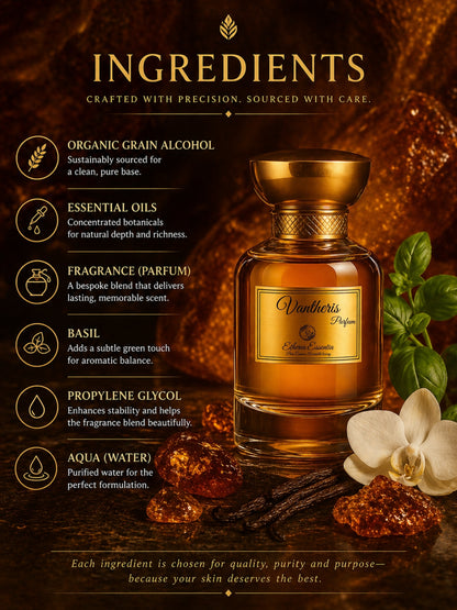 Vantheris Unisex Perfume | Sweet, Velvety, Gourmand, Seductive, Long-Lasting Unisex Parfum | 50% Luxurious Oil Concentrate | Better Than Vanilla Diorama worth Rs 31,950