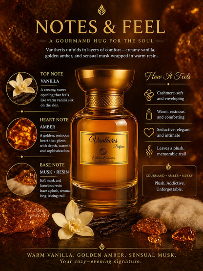 Vantheris Unisex Perfume | Sweet, Velvety, Gourmand, Seductive, Long-Lasting Unisex Parfum | 50% Luxurious Oil Concentrate | Better Than Vanilla Diorama worth Rs 31,950