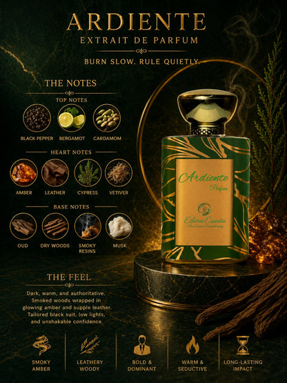 Ardiente Unisex Perfume | Warm, Spicy, Mysterious, Dominant, Seductive, Long-Lasting Unisex Parfum | 50% Luxurious Oil Concentrate | Better Than D Icon Absolute worth Rs 8,900