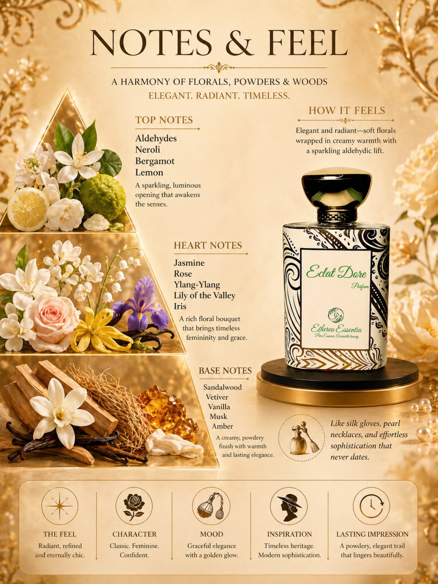 Eclat Dore No.5 Unisex Perfume | Floral, Gourmet, Dominant, Seductive, Long-Lasting Unisex Parfum | 50% Luxurious Oil Concentrate | Better Than Ch No.5 worth Rs 16,500
