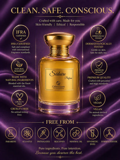 Séduire Unisex Perfume | Sweet, Fruity, Seductive, Floral, Fresh, Long-Lasting Unisex Parfum | 50% Luxurious Oil Concentrate | Better Than CC Mademoiselle worth Rs 16,750/100ml