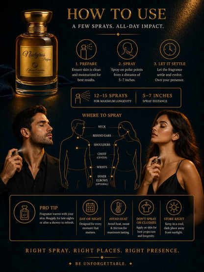 Noctyros Unisex Perfume | Mysterious, Seductive, Warm, Spicy Fresh, Long-Lasting Unisex Parfum | 50% Luxurious Oil Concentrate | Better Than AZ Wanted by Night worth Rs 7,550/100ml