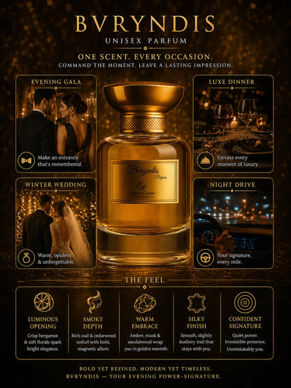 Bvryndis Unisex Perfume | Oudh, Seductive, Warm, Woody, Fruity, Long-Lasting Unisex Parfum | 50% Luxurious Oil Concentrate | Better Than JM London Oud & Bergamot worth Rs 16,900