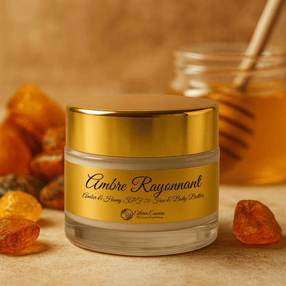 Ambre Rayonnant Amber & Honey SPF 70++++ Face & Body Butter | Sunscreen & Moisturizer