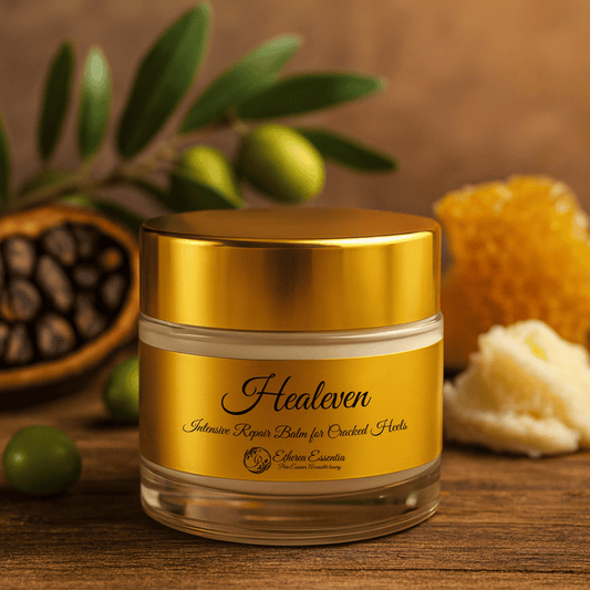 Healeven Intensive Repair Balm for Cracked Heels | Overnight Foot Cream for Dry, Cracked & Painful Heels