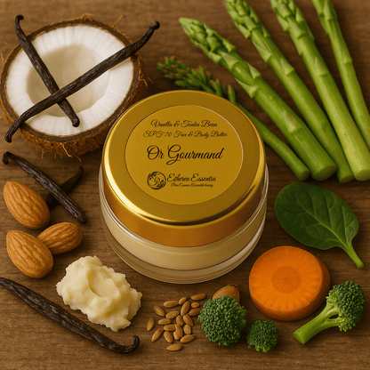 Or Gourmand | Vanilla & Tonka Bean SPF 70 Face & Body Butter | Sunscreen & Moisturizer