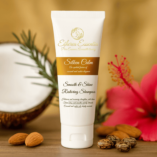 Silken Calm Anti Frizz Shampoo | Smooth & Shine Restoring Shampoo with Coconut & Castor Oils