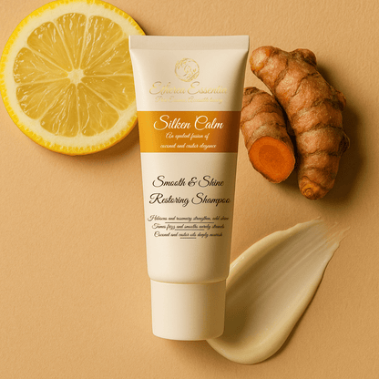 Silken Calm Anti Frizz Shampoo | Smooth & Shine Restoring Shampoo with Coconut & Castor Oils