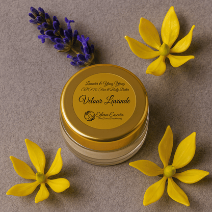 Velour Lavande | India's First Lavender & Ylang Ylang SPF 70 PA++++ Mineral Gel Sunscreen, Moisturizer & Aroma Booster | Sunscreen & Moisturizer | Science-Backed Protection, Botanical-Led